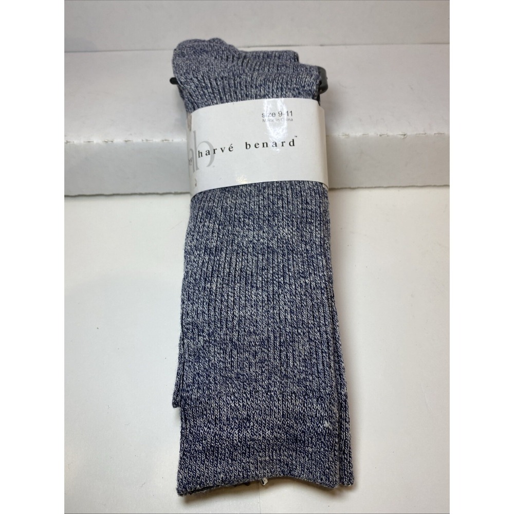 Harve Benard Womens Socks 3‎ Pairs Blue Size 9-11